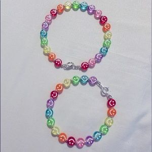Mommy & Me Rainbow Smile Bracelets